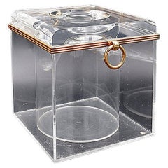 David Lange Secchiello per il ghiaccio in plexiglas anni '70