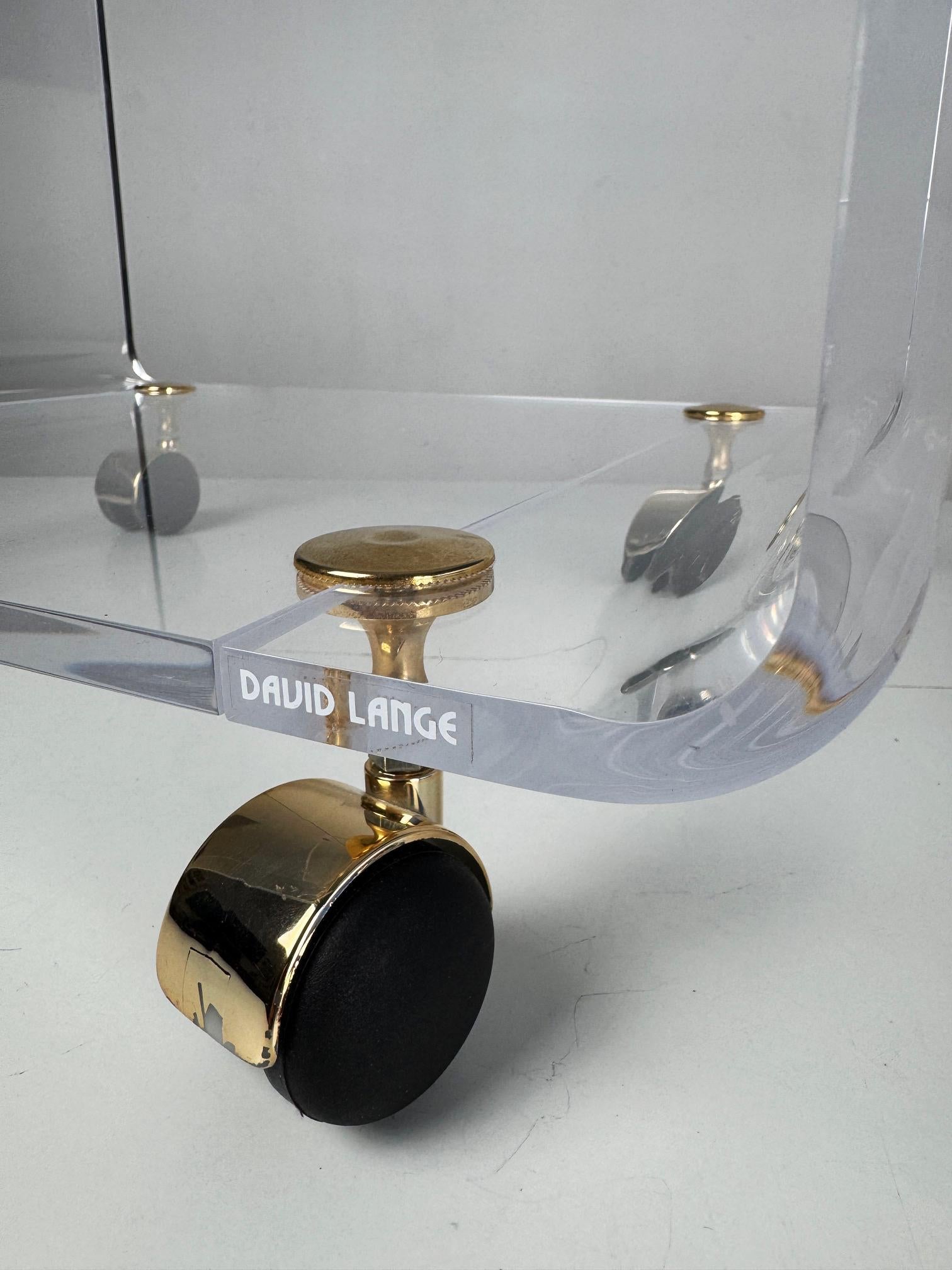 Late 20th Century David Lange side table 