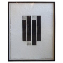 David Lasry Black and White Abstract