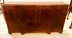David Latesta Studio Weatherly Mahogany Breakfront Sideboard Buffet Server