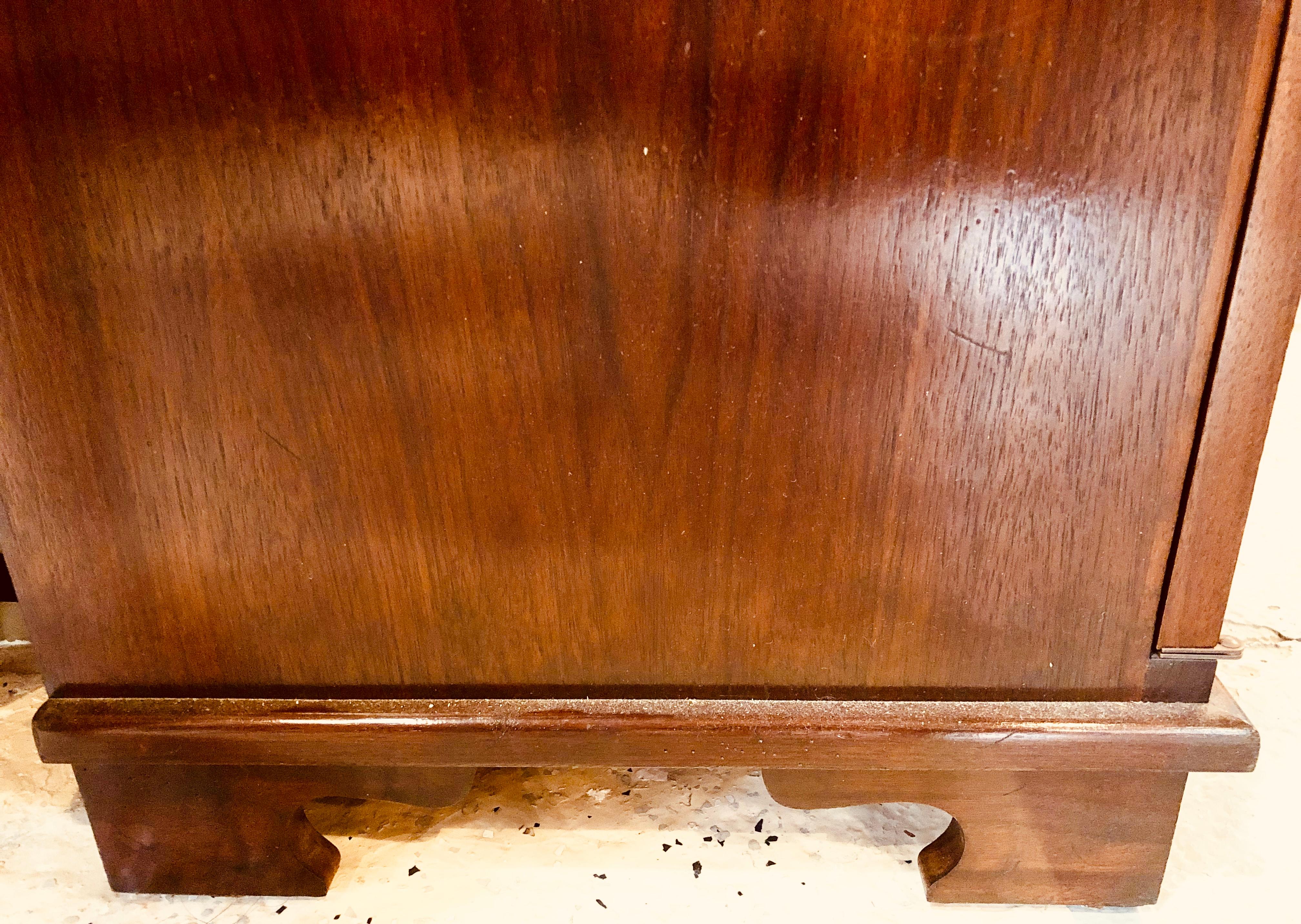 David Latesta Studio Weatherly Mahogany Breakfront Sideboard Buffet Server 1