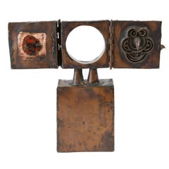 David Laughlin Brutalist Copper Sculpture