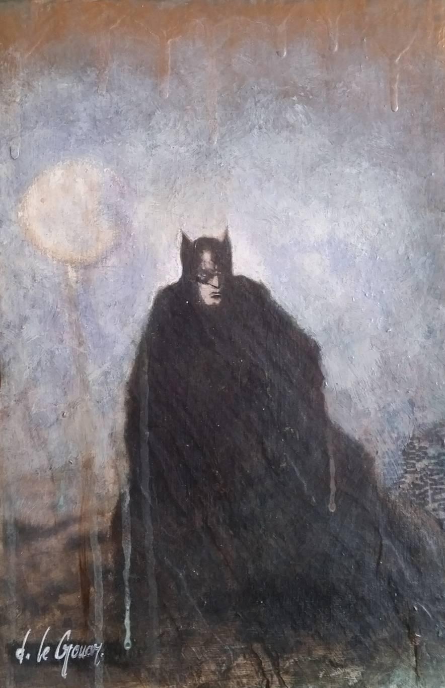 David Le Gouar Figurative Painting - Batman