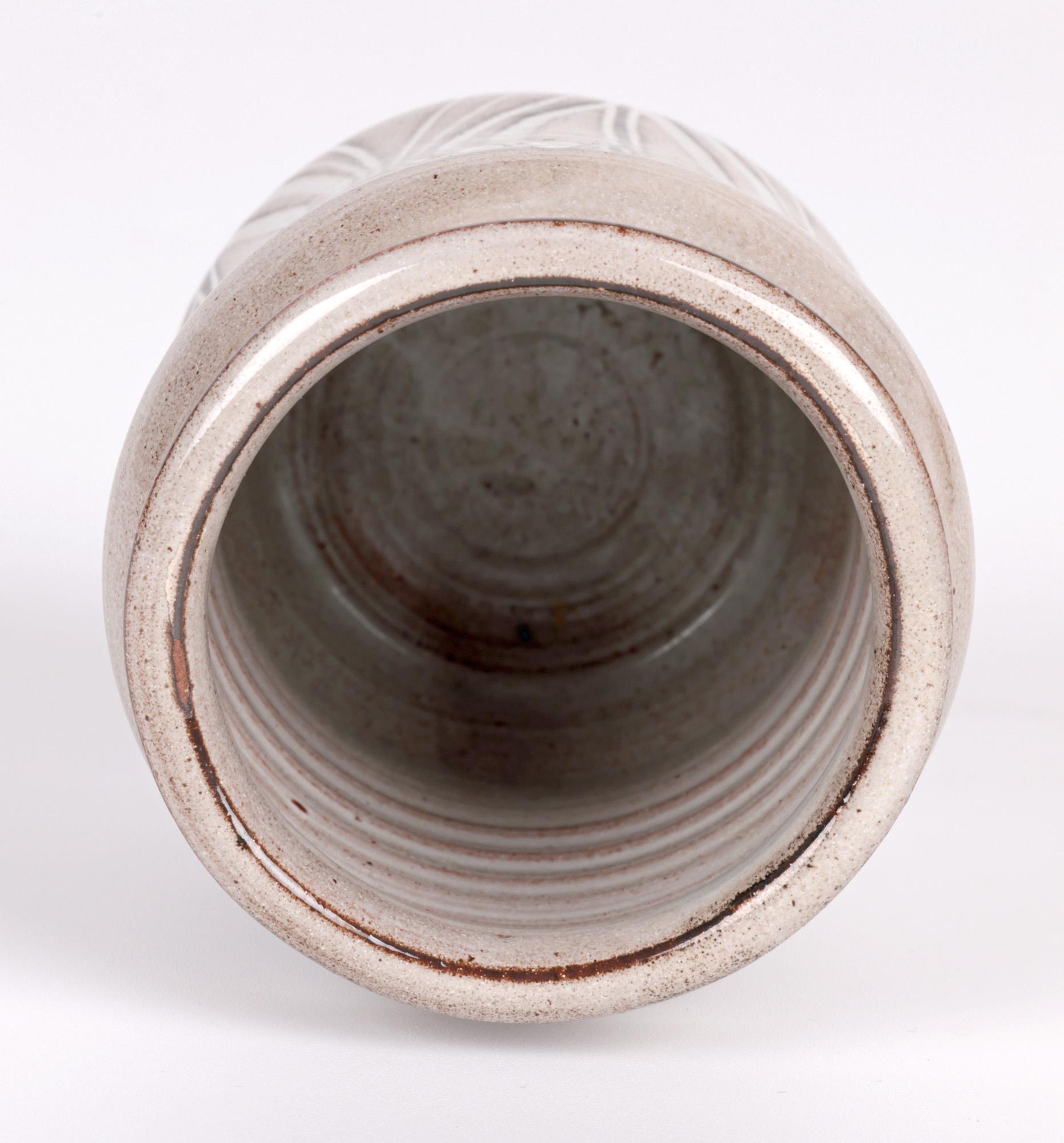 David Leach Lowerdown Pottery Studio Albarello Form Tinglazed Vase  For Sale 4