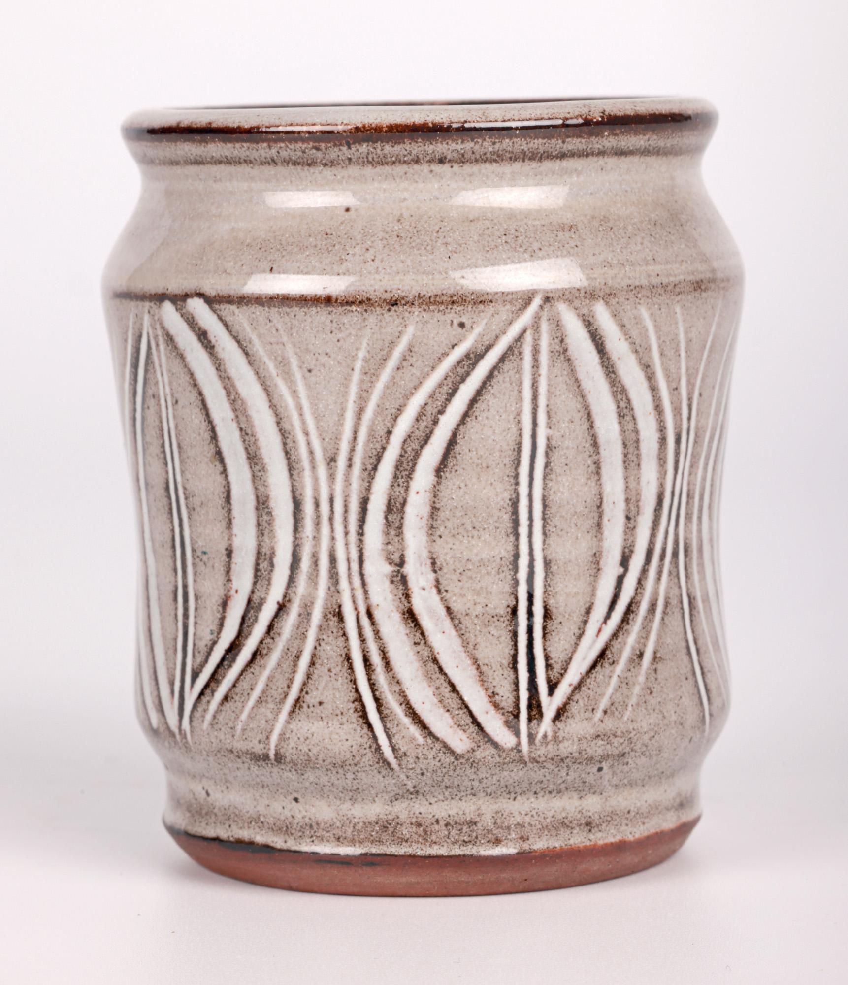 David Leach Lowerdown Pottery Studio Albarello Form Tinglazed Vase  For Sale 5
