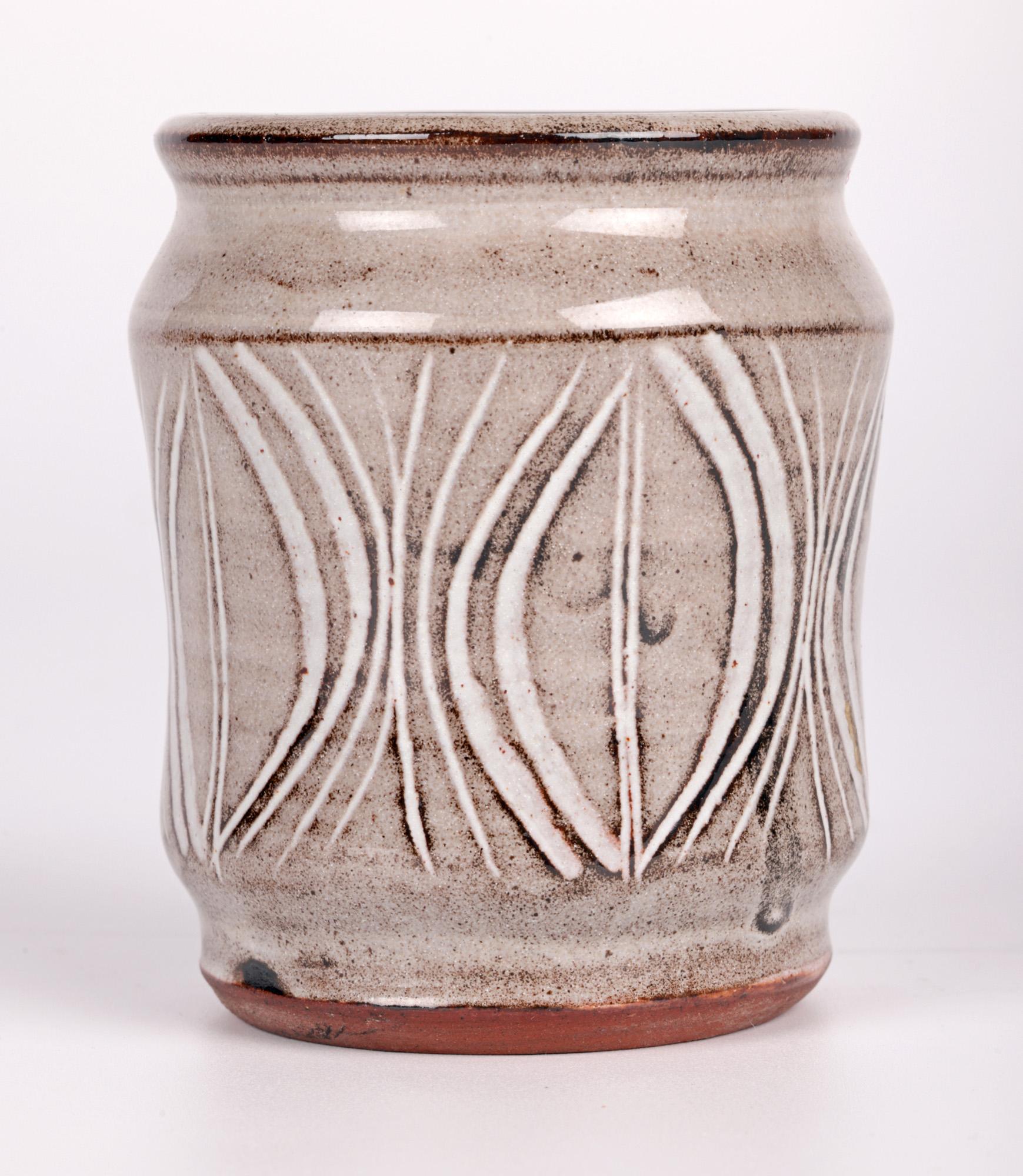 David Leach Lowerdown Pottery Studio Albarello Form Tinglazed Vase  For Sale 8