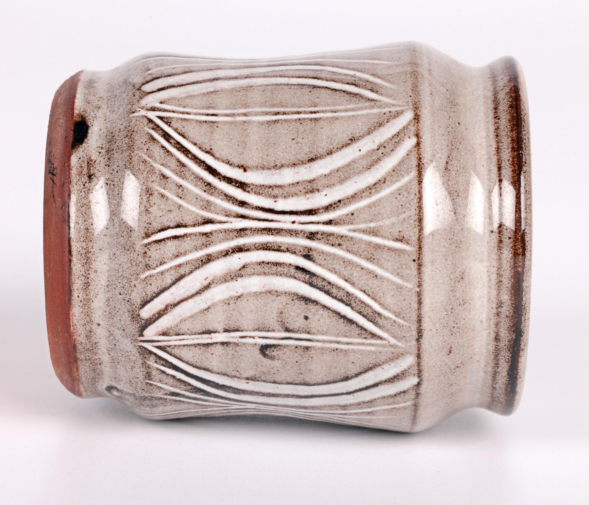 David Leach Lowerdown Pottery Studio Albarello Form Tinglazed Vase  For Sale 1