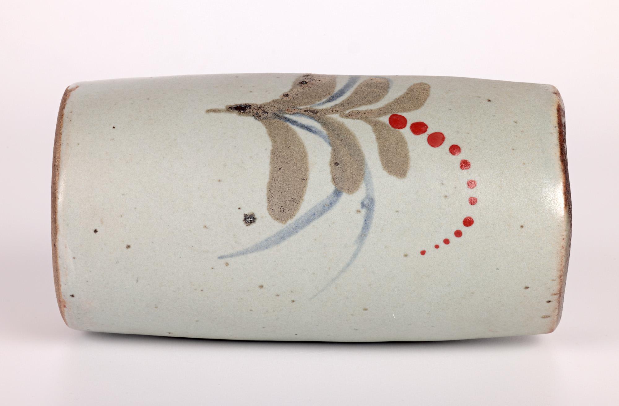 David Leach Pottery Studio Pottery Vase à motif Foxglove  en vente 2
