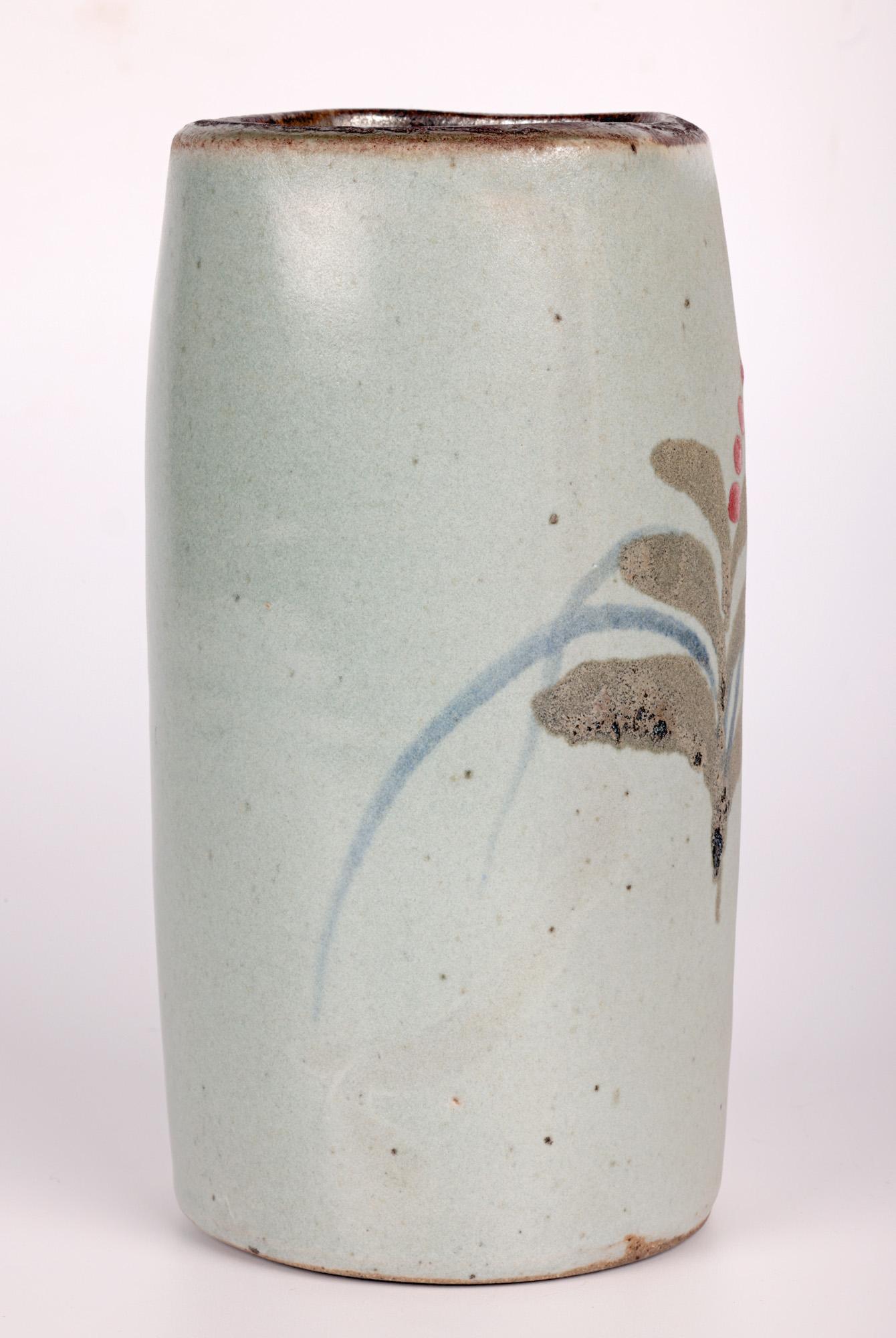 David Leach Pottery Studio Pottery Vase à motif Foxglove  en vente 5
