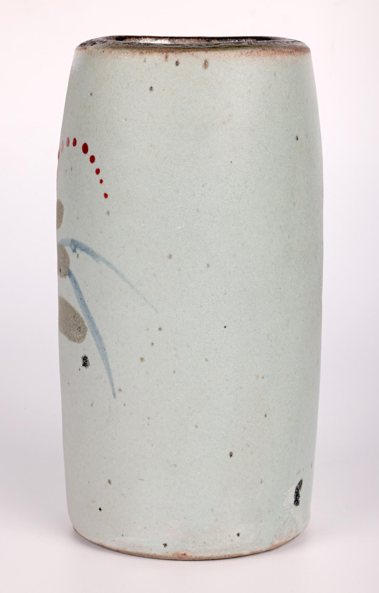 David Leach Lowerdown Pottery Studio Pottery Foxglove Pattern Vase  For Sale 4