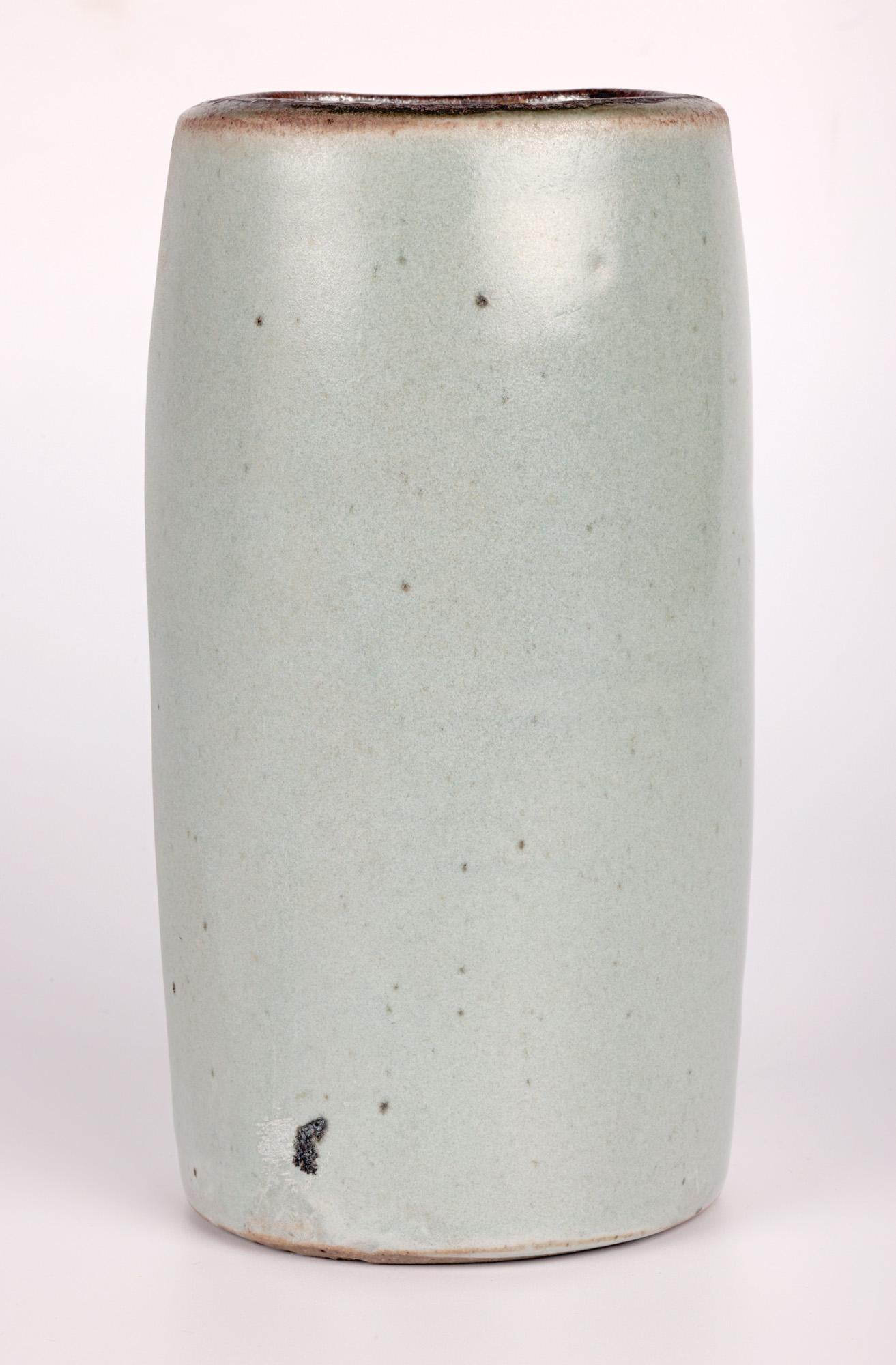 Milieu du XXe siècle David Leach Pottery Studio Pottery Vase à motif Foxglove  en vente