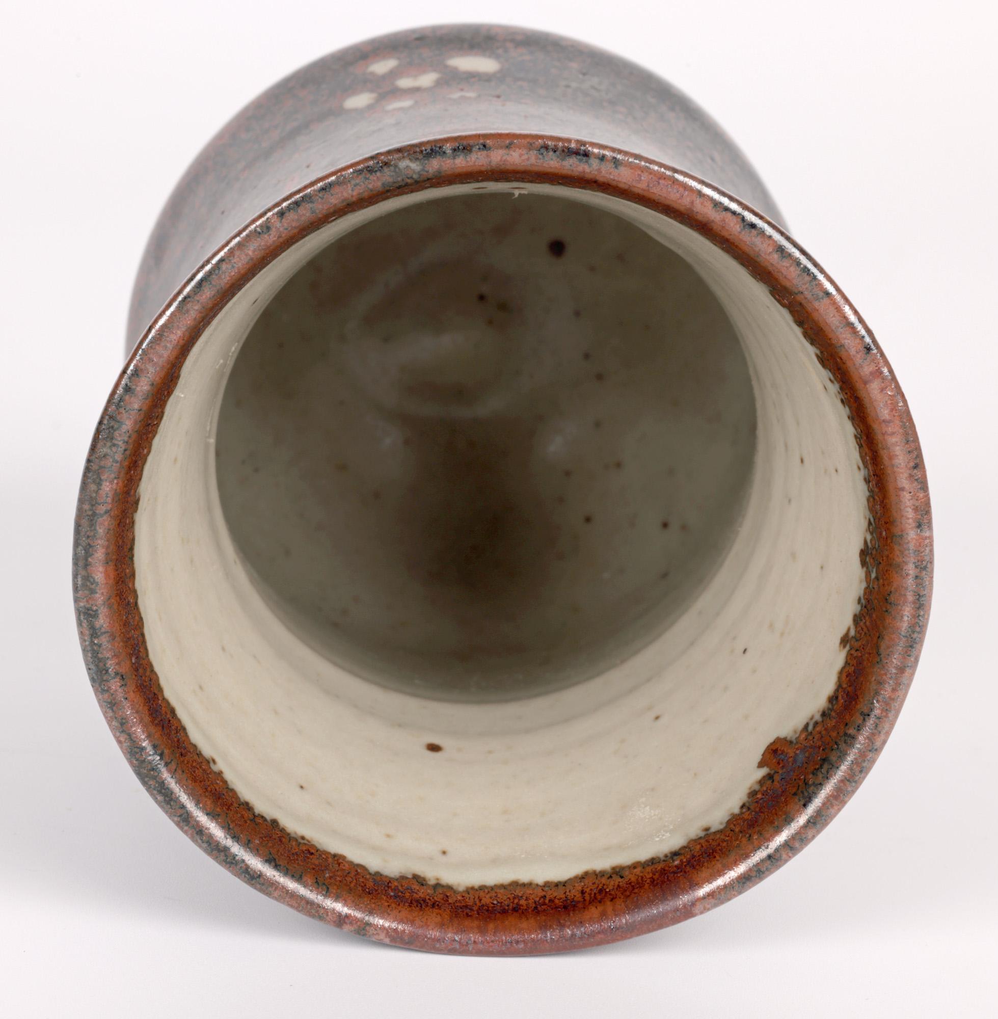 David Leach Lowerdown Pottery Studio Pottery Taille gemusterte Vase  im Angebot 4
