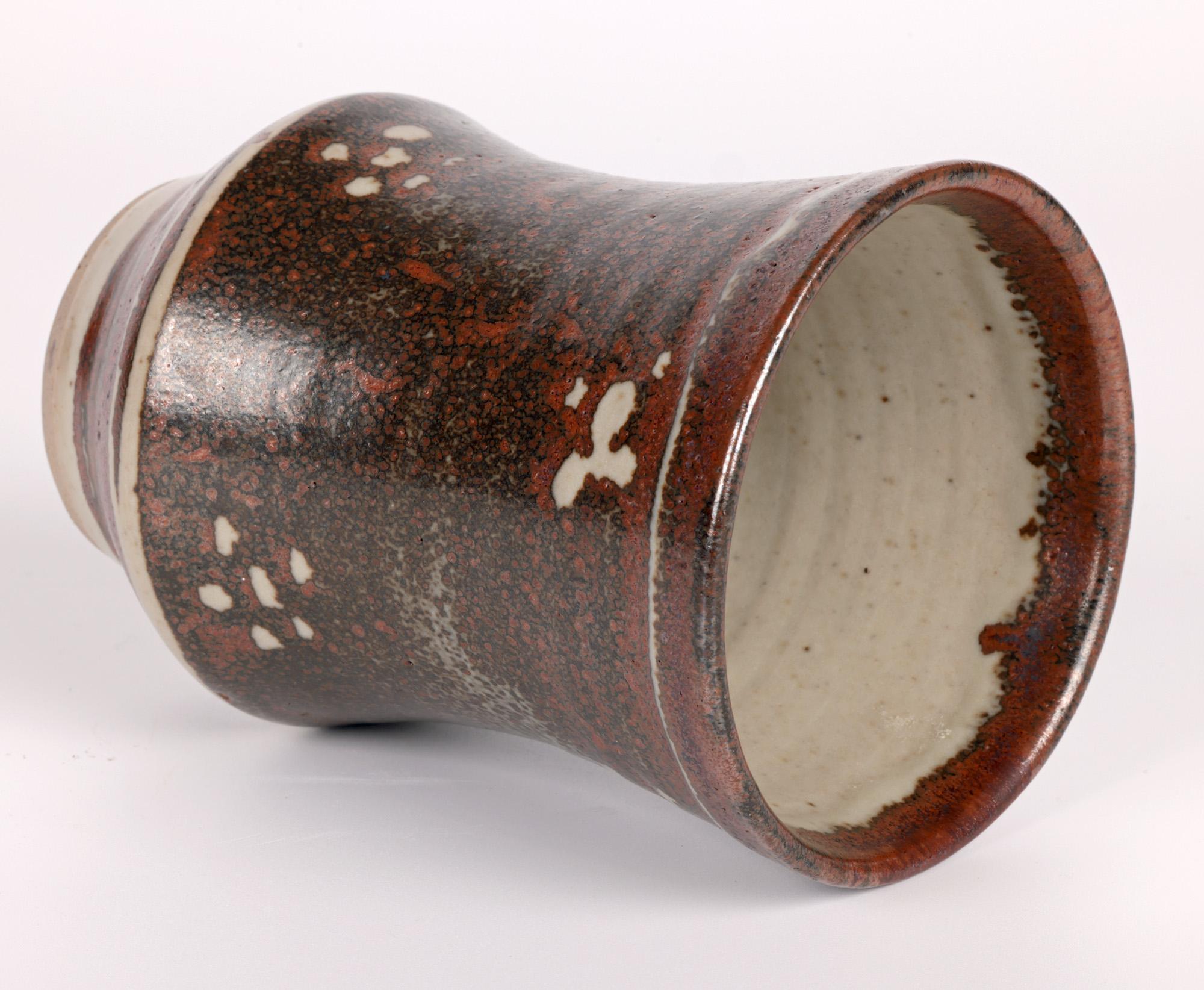David Leach Lowerdown Pottery Studio Pottery Taille gemusterte Vase  im Zustand „Gut“ im Angebot in Bishop's Stortford, Hertfordshire