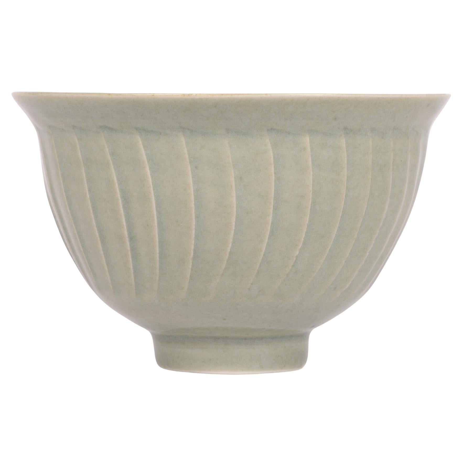 David Leach Lowerdown Studio Pottery Celadon-Schale mit Glasur