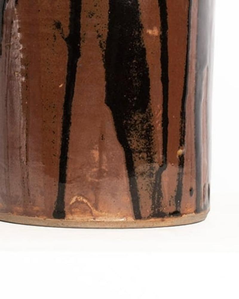 20th Century David Leach, Tall structured vase For Sale