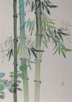 Bamboo, lithographie impressionniste de David Lee