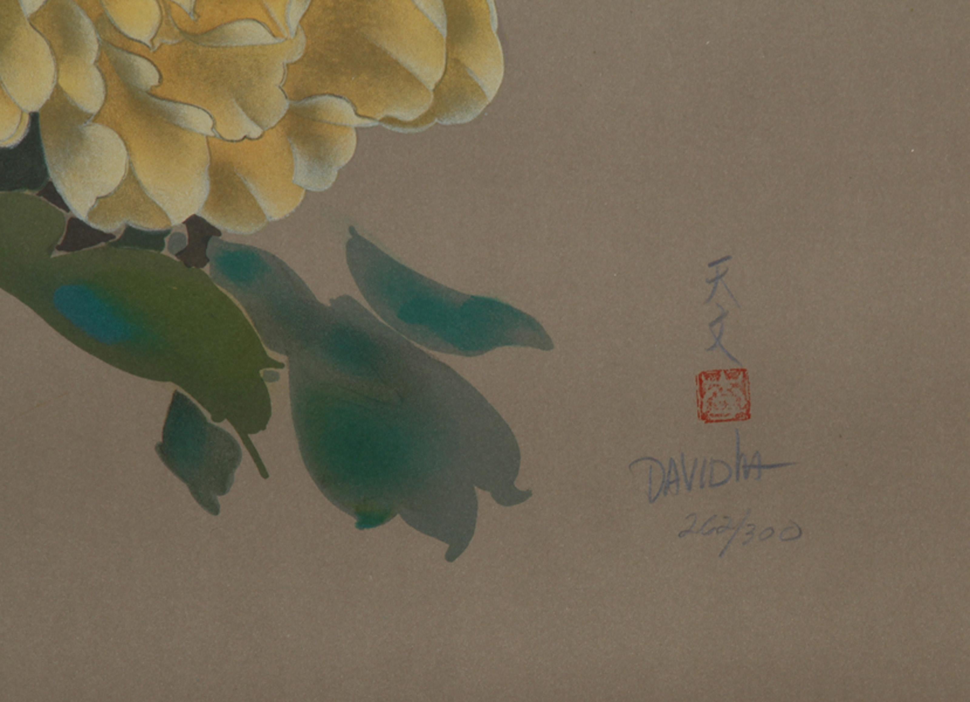 Magnolias (13), lithographie impressionniste de David Lee en vente 1