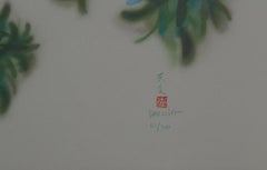 Magnolias (19), Impressionist Lithograph by David Lee