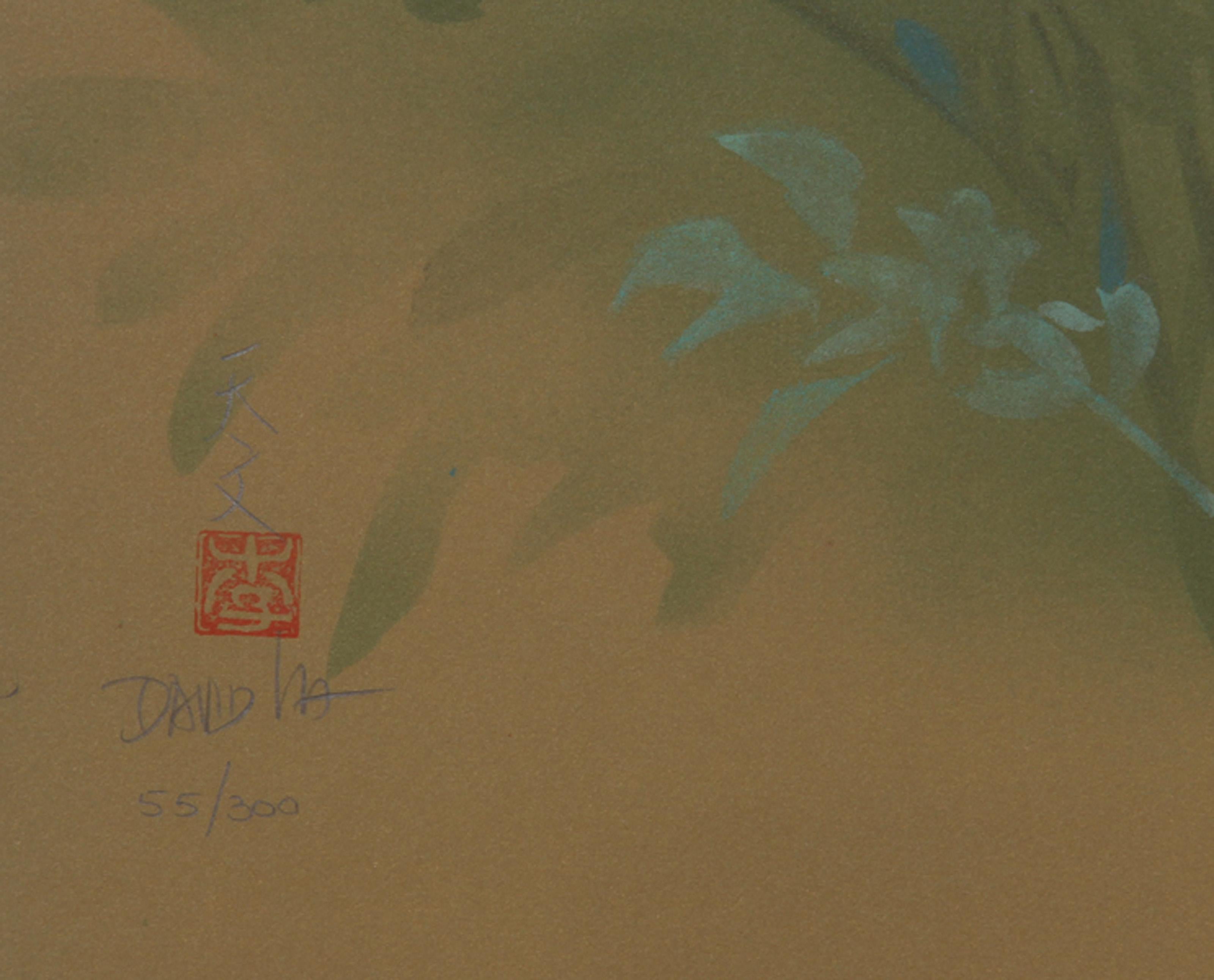 Poppies (9), lithographie impressionniste de David Lee en vente 1