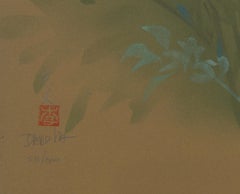 Poppies (9), Impressionist Lithograph by David Lee