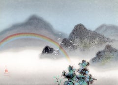 Rainbow, Impressionist Lithograph by David Lee