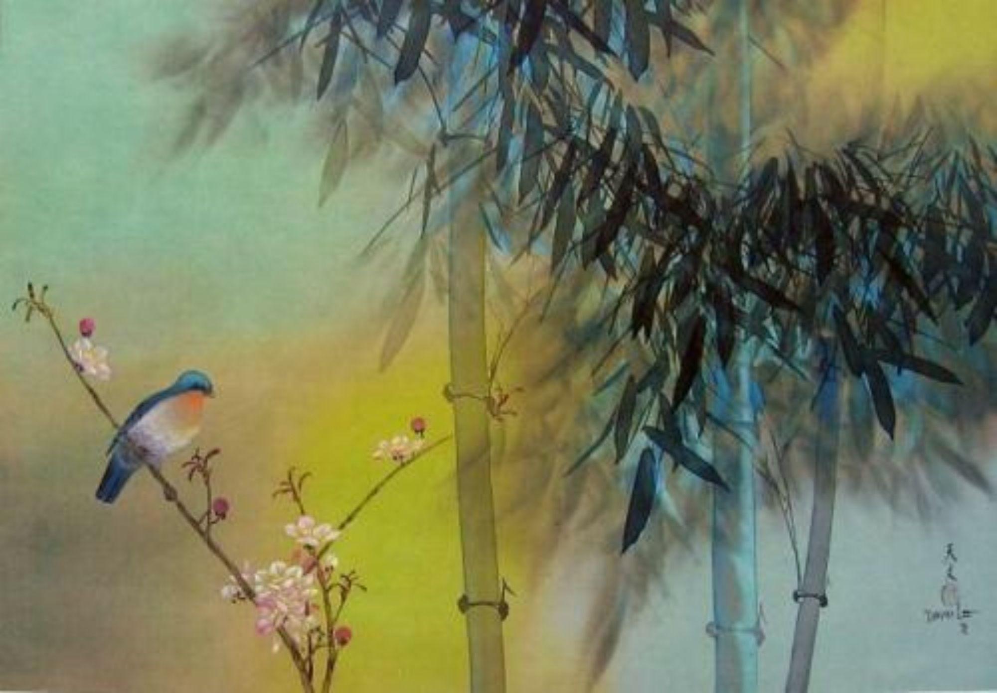 David Lee Landscape Print - Spring Bamboo