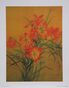 Lirios tigre, cartel impresionista de David Lee