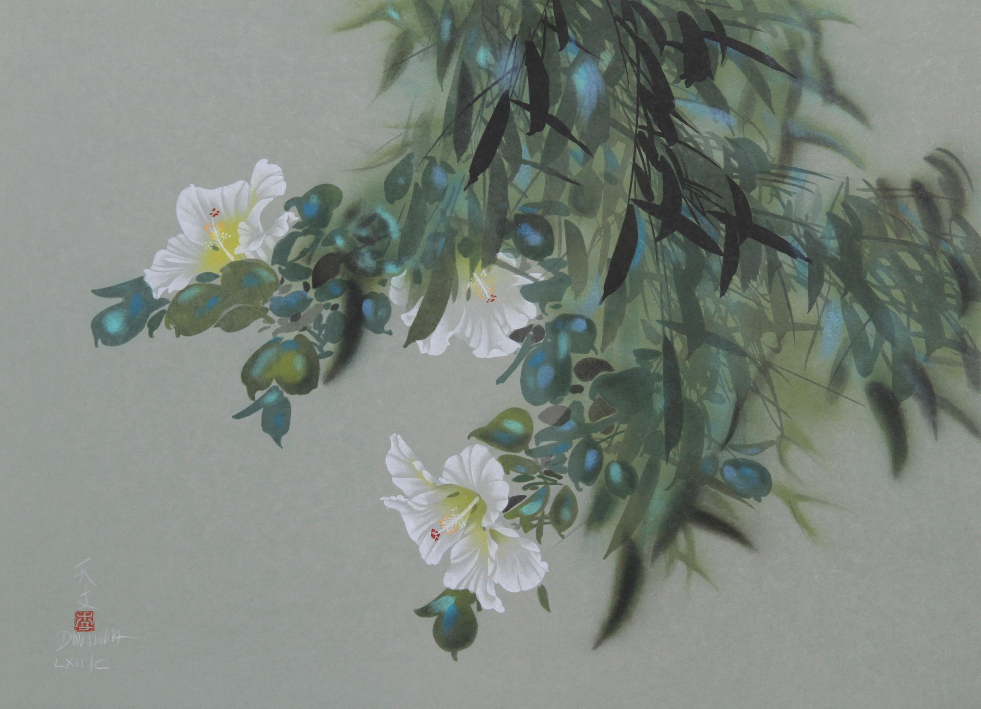 Dream tropical, lithographie impressionniste de David Lee