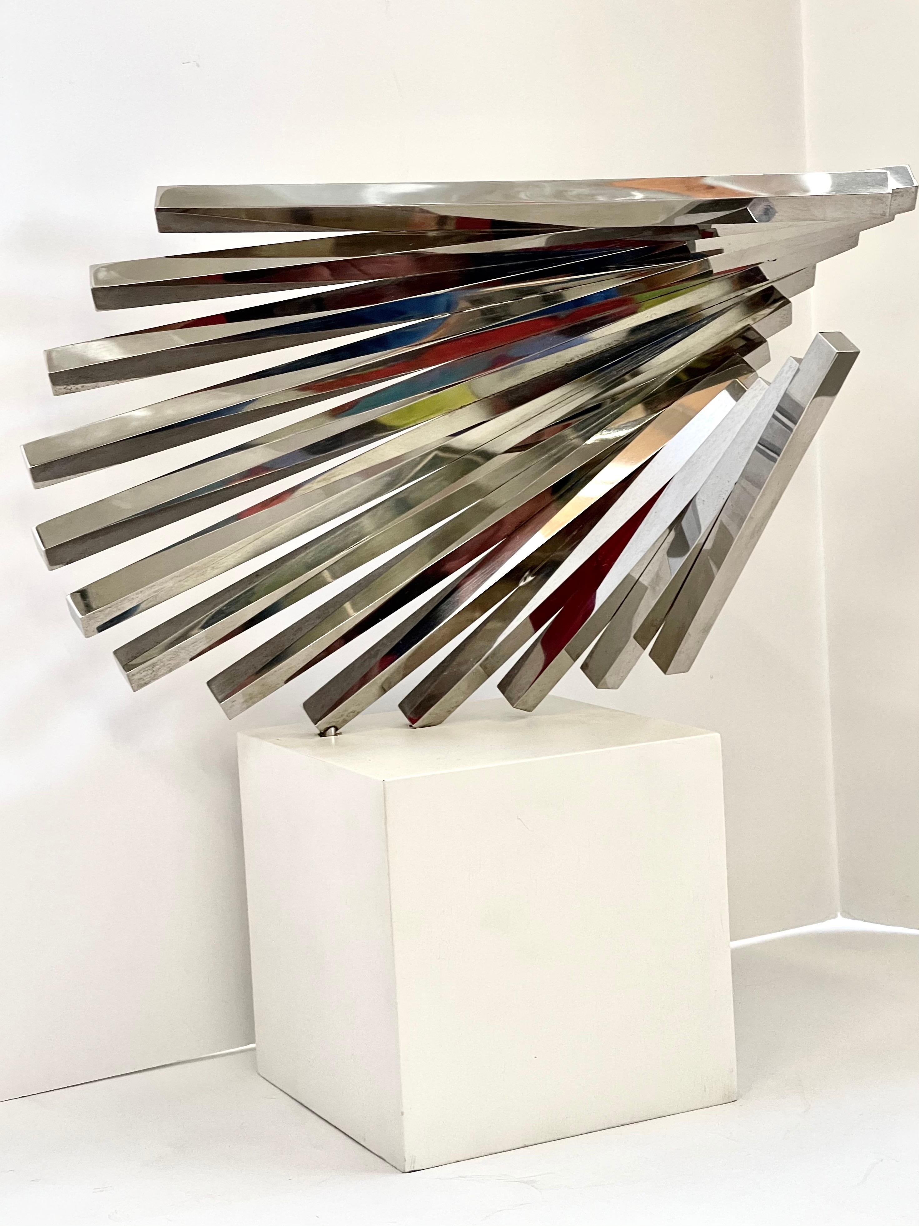 American David Lee Brown 1973 Abstract Sculpture