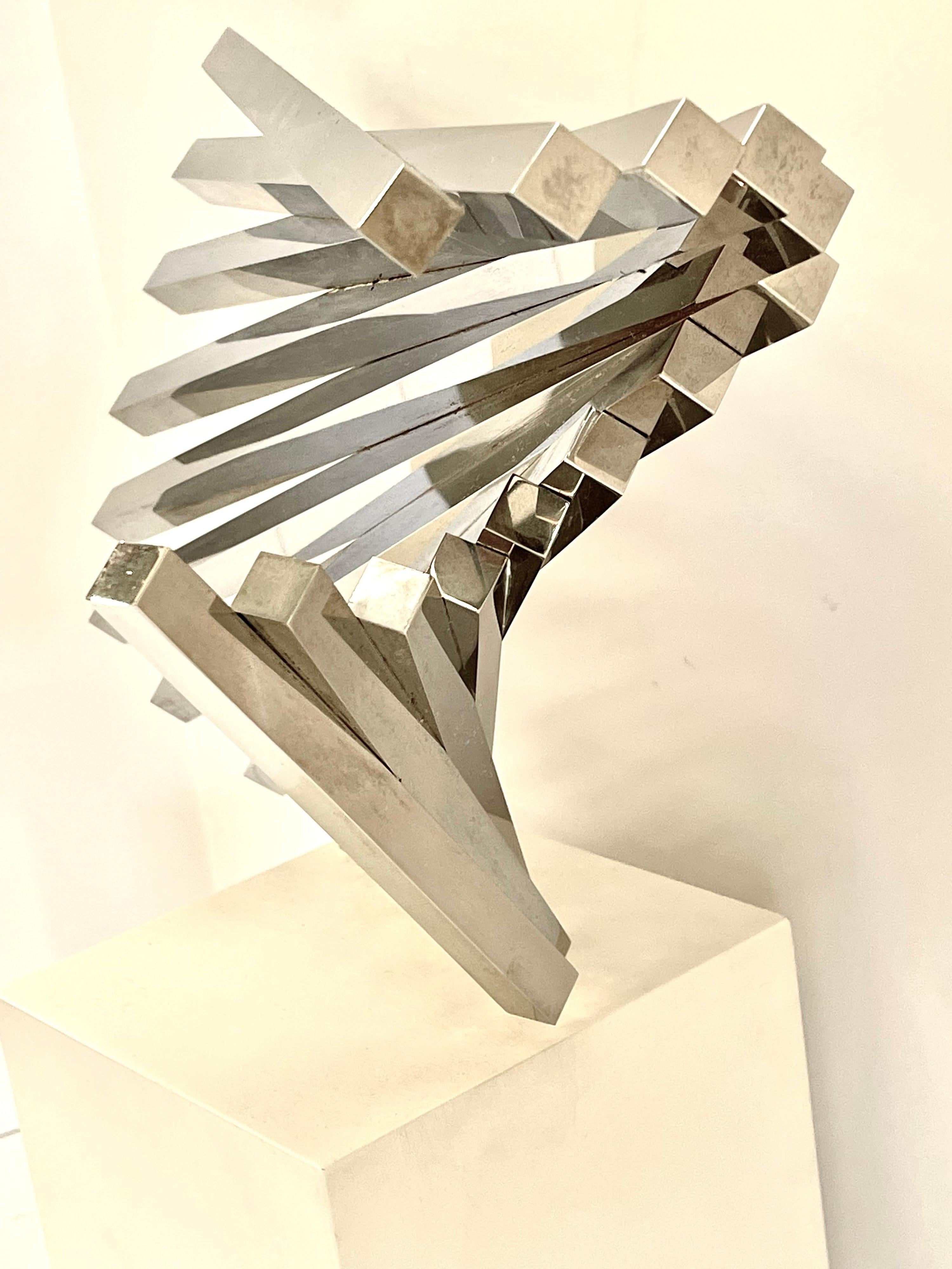 David Lee Brown 1973 Abstract Sculpture In Good Condition In Palm Springs, CA