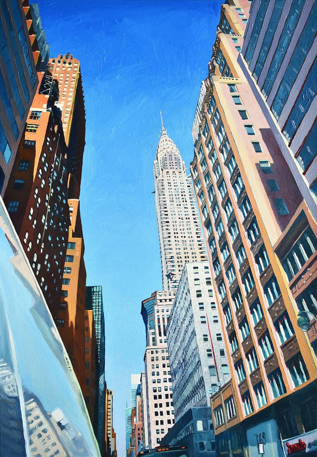 Chrysler – Painting von David Leonard