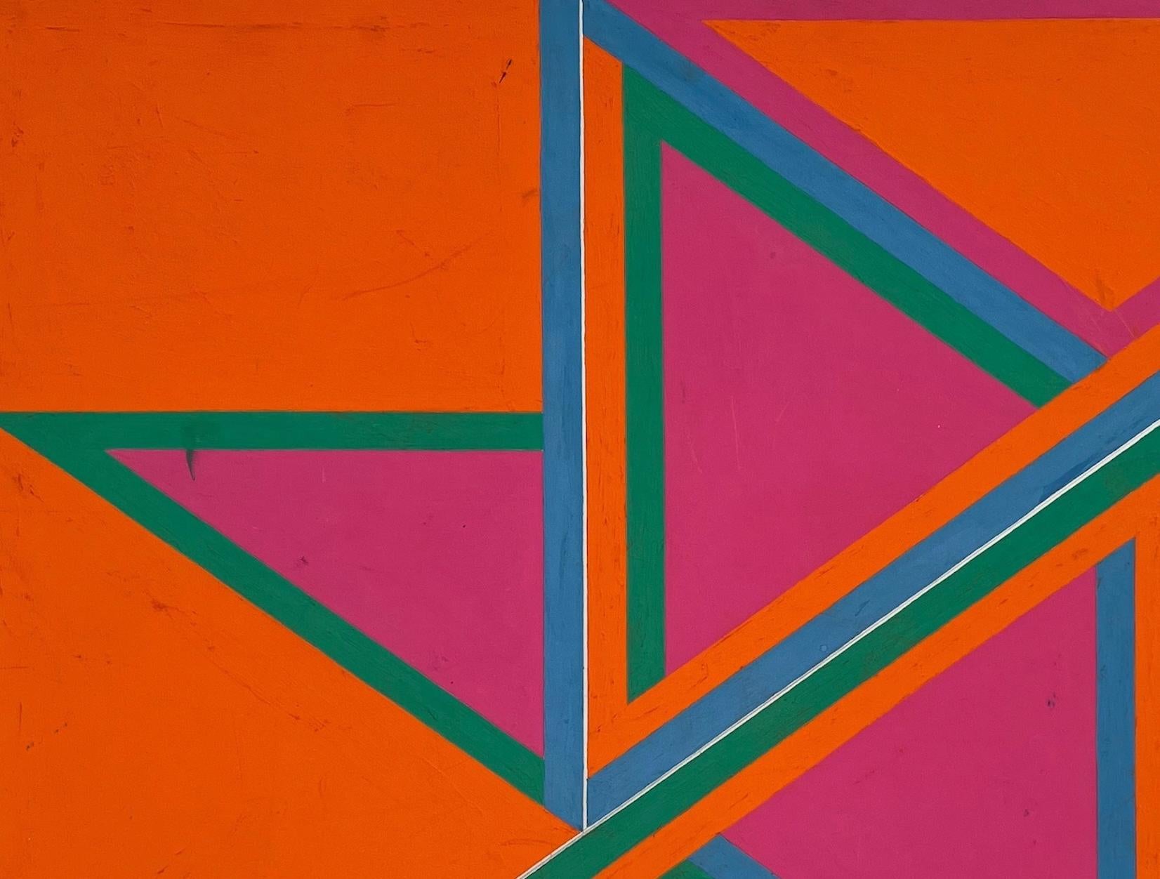 Komposition Nr. 7, Abstrakte geometrische Komposition von David Leverett im Angebot 5