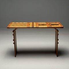 David Levy, Studio Americano, Mid-Century Modern, Tavolo da gioco, Parquetry
