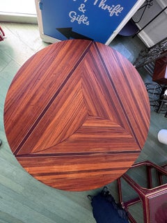 David Levy Modular Puzzle Coffee Table, African Sapele & Padauk, USA