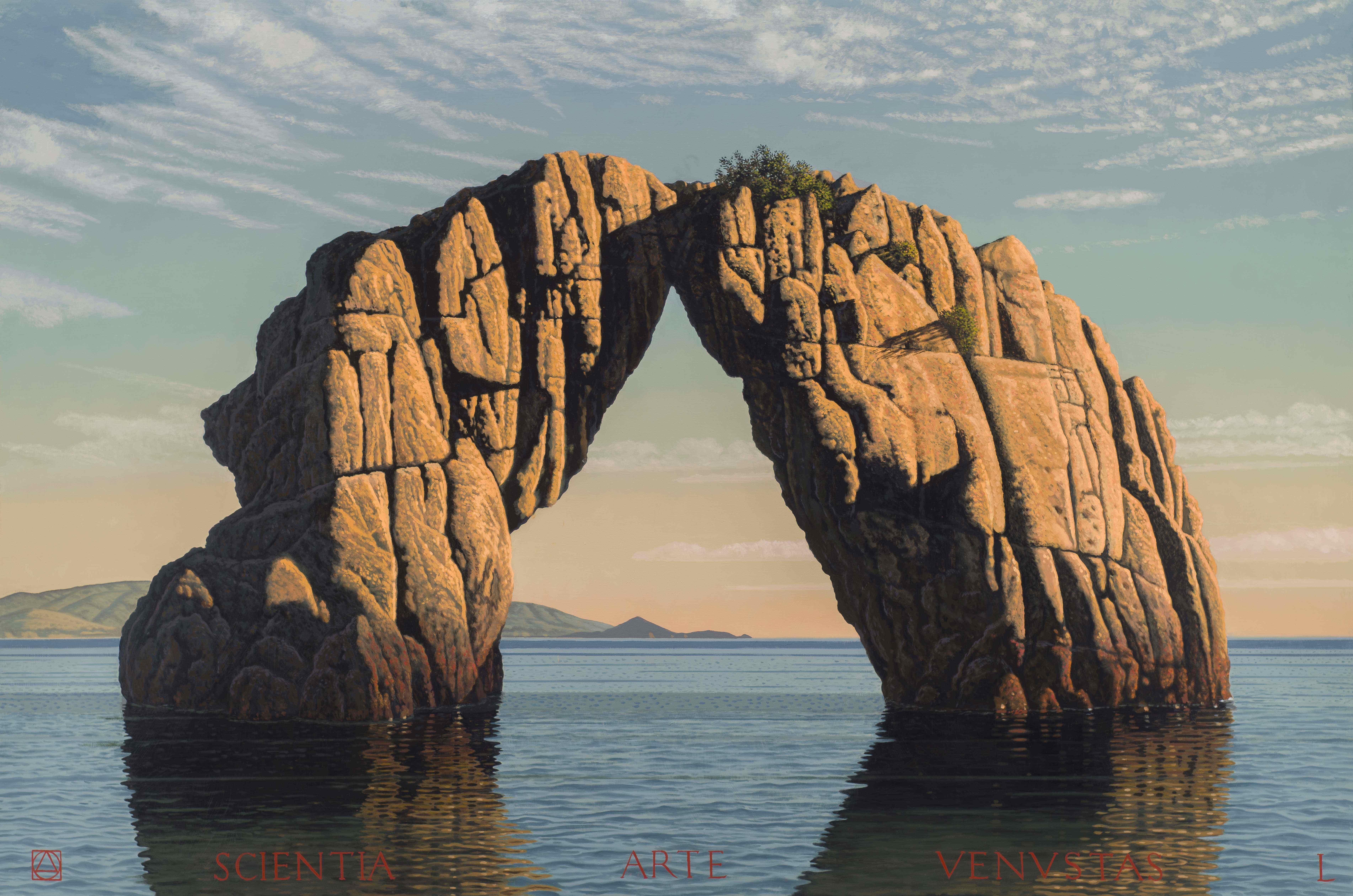 Landscape Painting de David Ligare - Una visión específica (SCIENTIA, ARTE, VENUSTAS) (Conocimiento, Habilidad, Belleza)