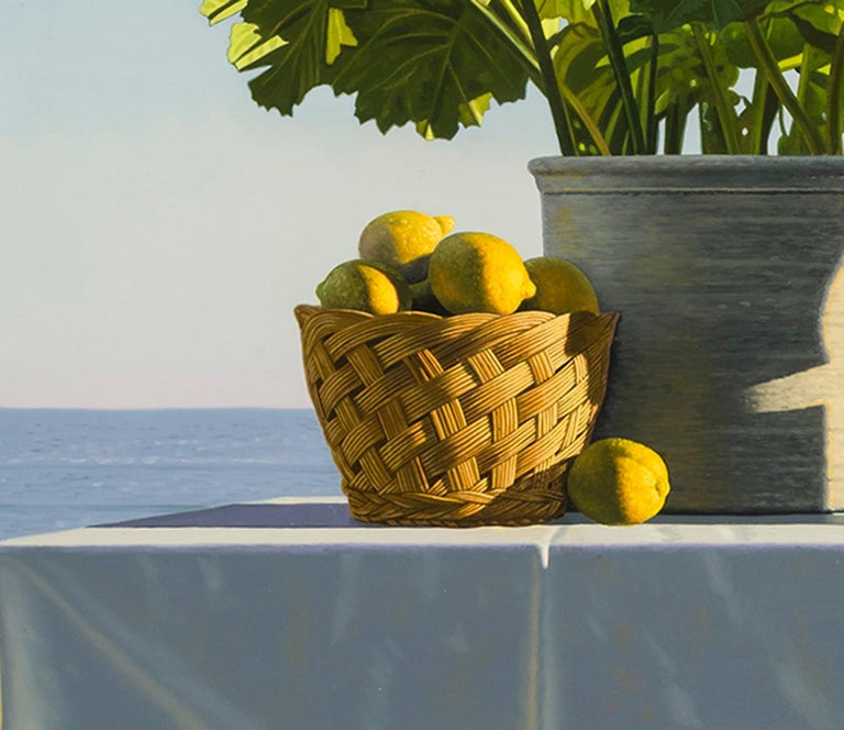 Still Life with Polykleitian Head and Ancathus - Contemporary Painting by David Ligare