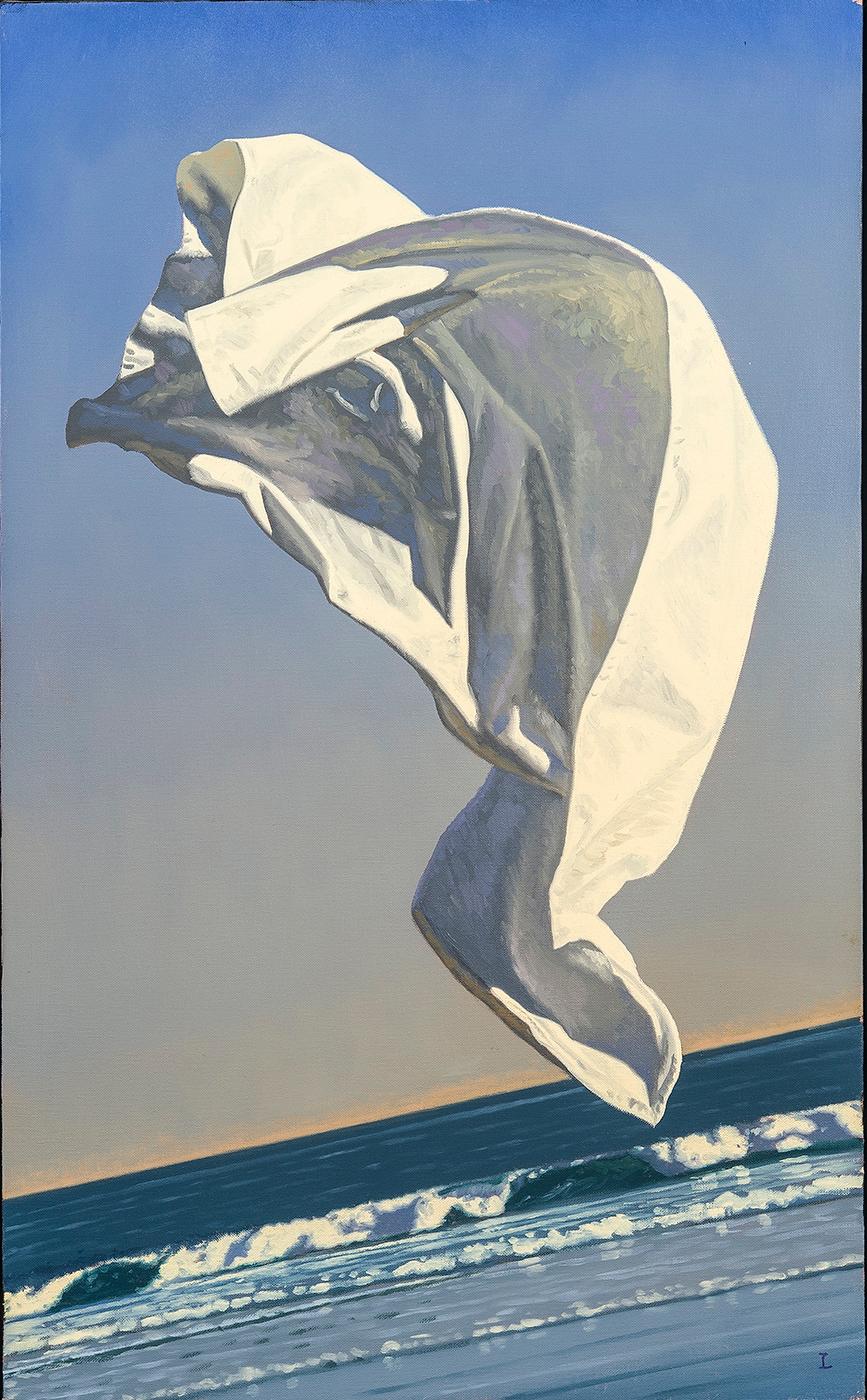 Drappeggio gettato (Redux) Studio 1 - Painting di David Ligare