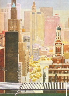 I Love New York' 1981 - Blick von meiner Terrasse, Vintage By