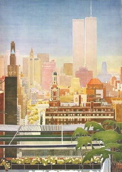 I Love New York' 1981 - Blick von meiner Terrasse, Vintage By