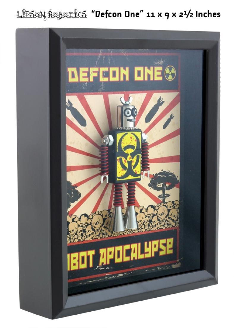 „Defcon One“ (2024) von David Lipson, Original Skulptur in Mischtechnik im Angebot 1