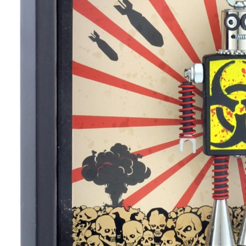 „Defcon One“ (2024) von David Lipson, Original Skulptur in Mischtechnik im Angebot 4