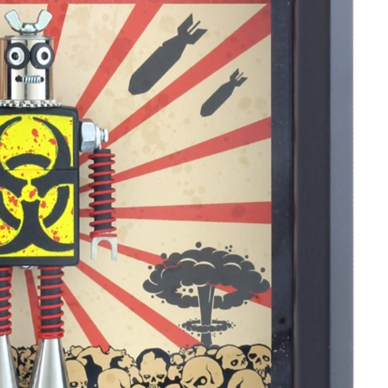 „Defcon One“ (2024) von David Lipson, Original Skulptur in Mischtechnik im Angebot 5