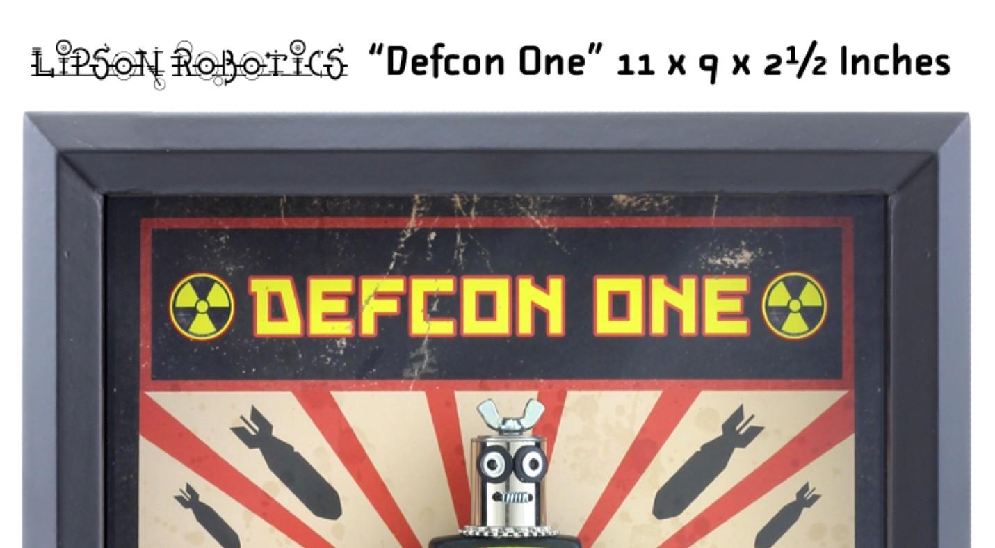 „Defcon One“ (2024) von David Lipson, Original Skulptur in Mischtechnik im Angebot 7
