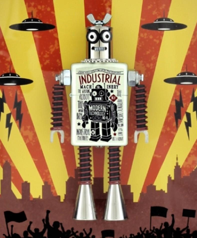 „Robots Work Cheaper“ (2024) von David Lipson, Original Skulptur in Mischtechnik im Angebot 6