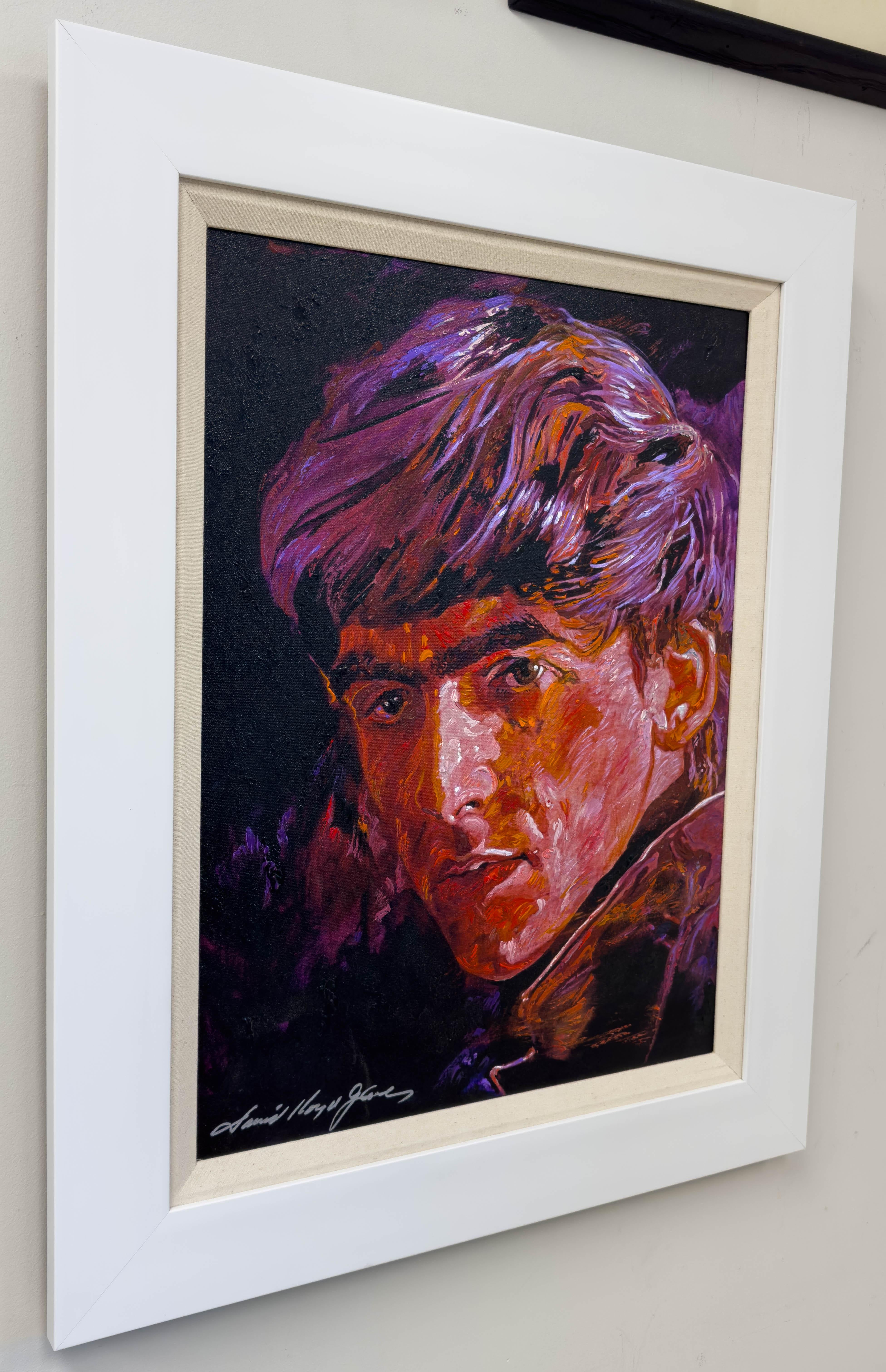 
A pop art hand embellished fine art print on canvas by David LLyod Glover  ( Canadian, Born 1949) entitled 