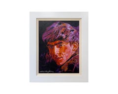 David Llyod Glover Beatle George Harrison Stampa su tela in edizione limitata firmata