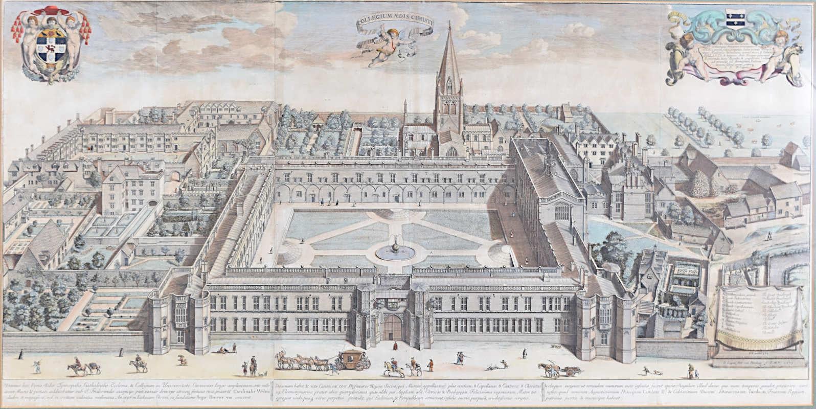 To see our other views of Oxford and Cambridge, scroll down to "More from this Seller" and below it click on "See all from this Seller" - or send us a message if you cannot find the view you want.

David Loggan (1634-1692)
Christ Church,