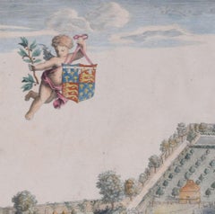 Christ's College, Cambridge 1690 engraving by David Loggan