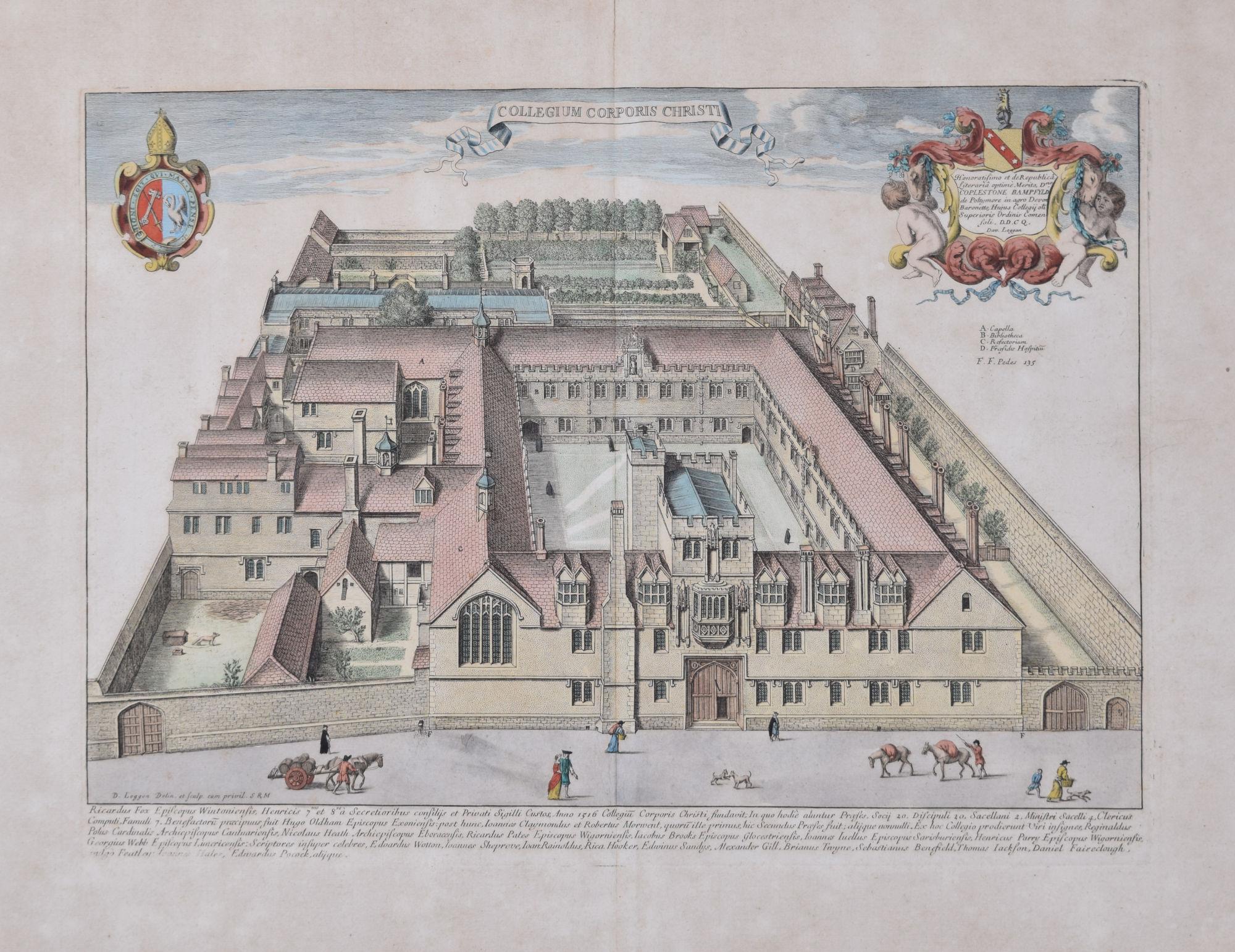 Para ver otras vistas de Oxford y Cambridge, desplázate hasta "Más de este vendedor" y, debajo, haz clic en "Ver todo de este vendedor", o envíanos un mensaje si no encuentras la vista que buscas.

David Loggan (1634 - 1692)
Colegio del Corpus