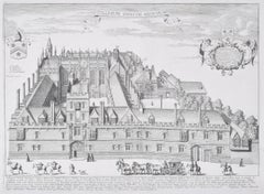 David Loggan: All Souls College, Oxford 1675 Kupferstich